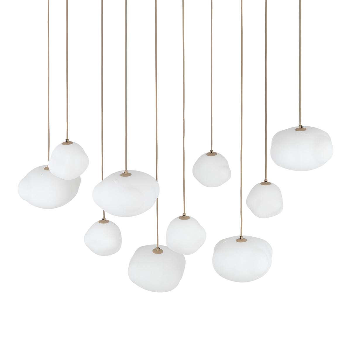 Lustră TK Lighting Nebia, nisip, 10 x G9, 10754