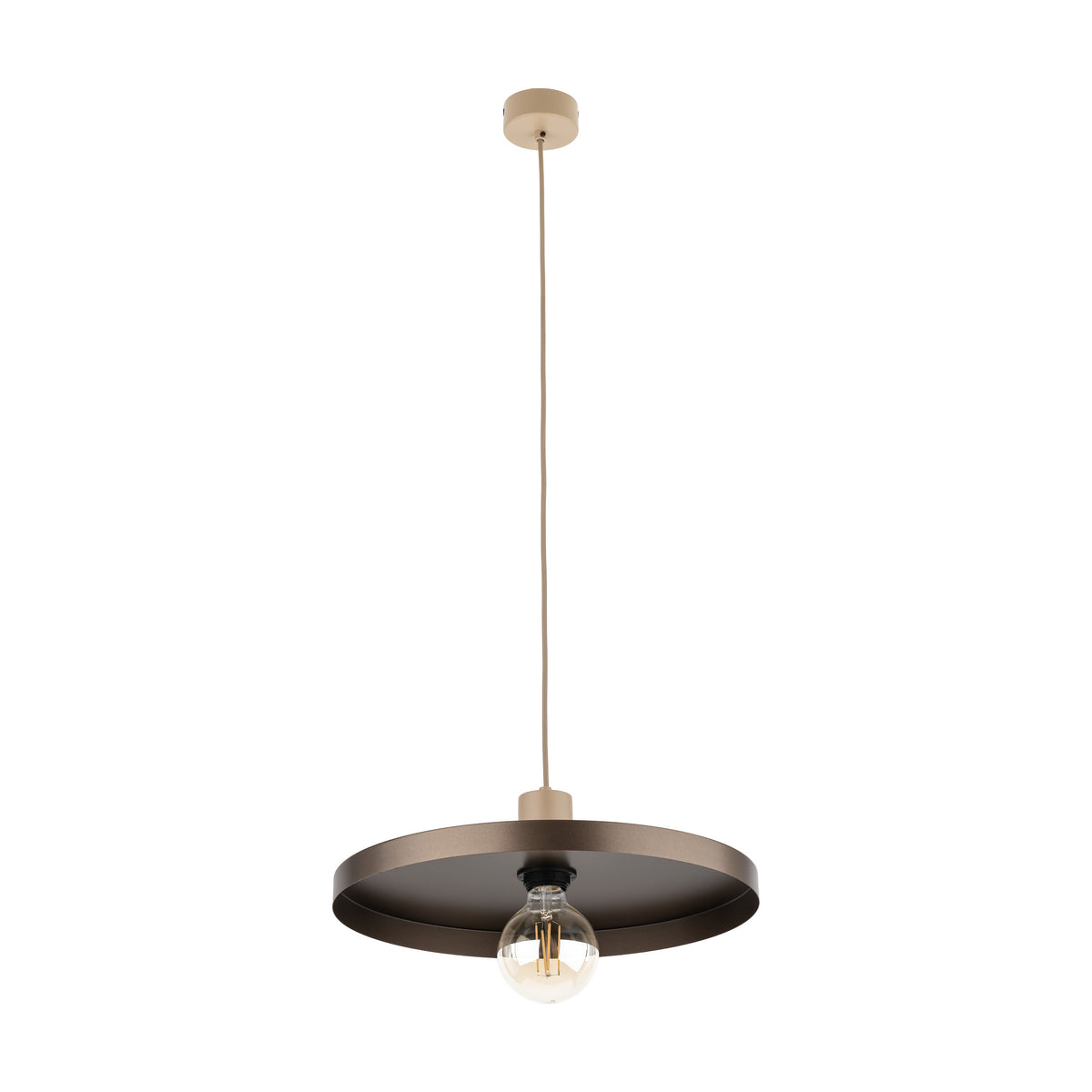 Pendul TK Lighting Sila 400, nisip, maro, 10758