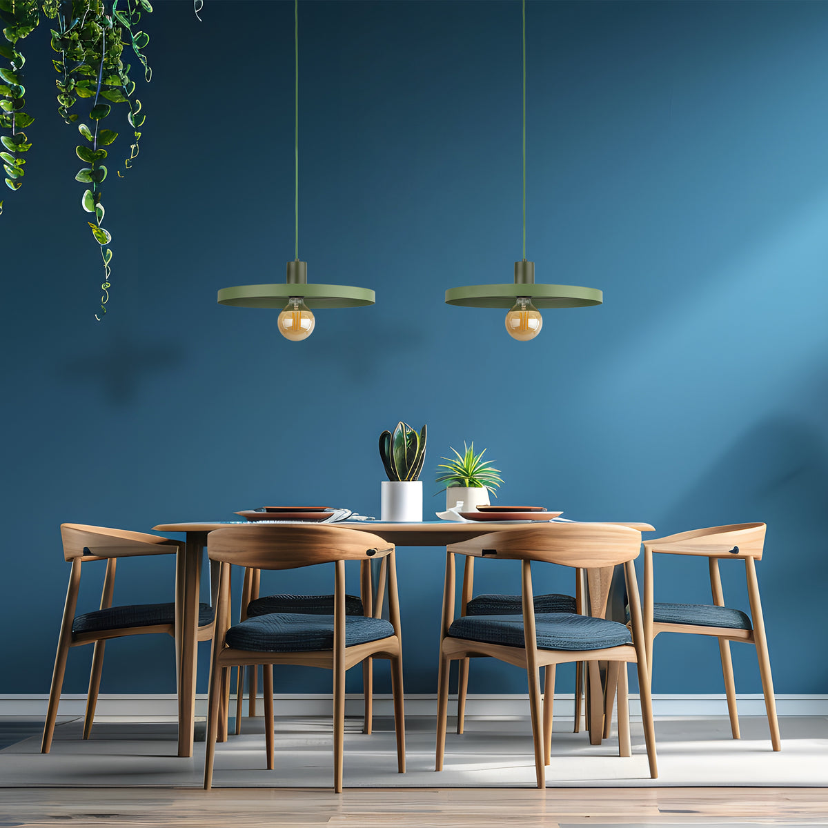 Pendul TK Lighting Sila Peapod 400, verde, 10762