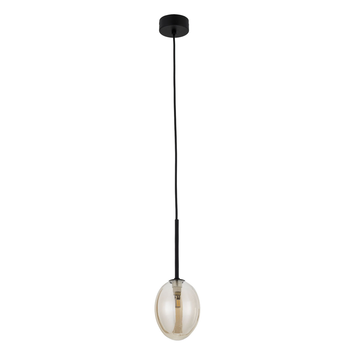 Pendul TK Lighting Pearl, coniac, 10831