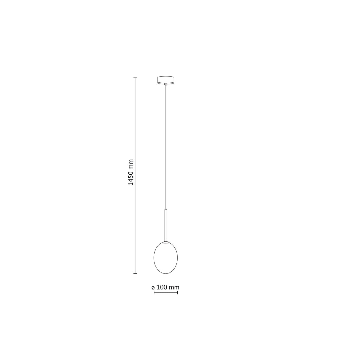 Pendul TK Lighting Pearl, coniac, 10831
