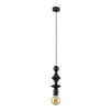 Lampa suspendată Tower Black 1xE27