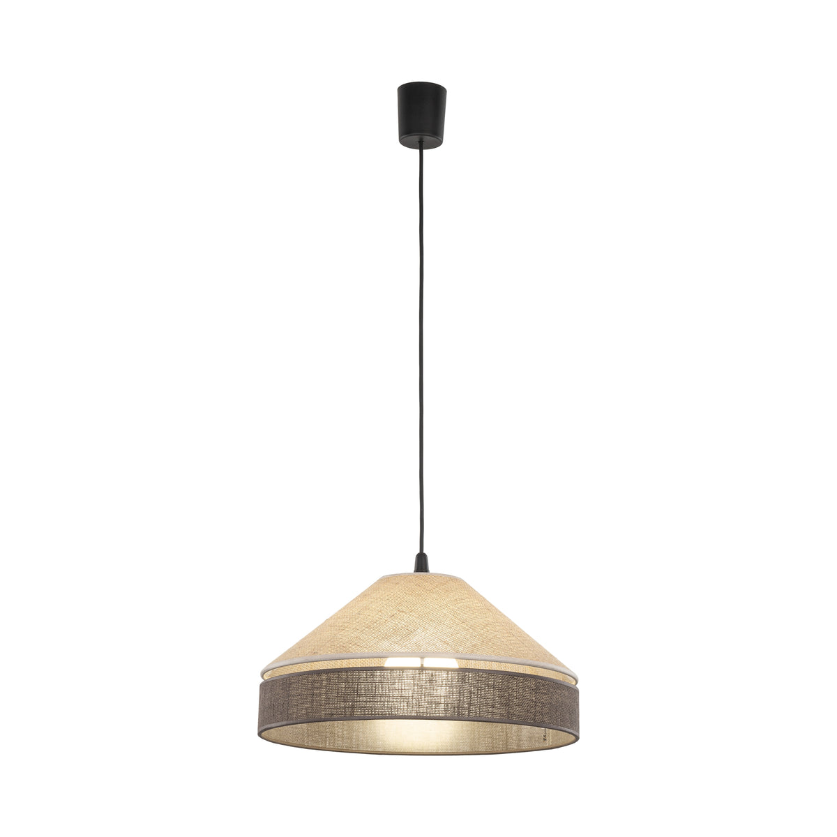 Pendul TK Lighting Eliss, negru, iută, 10874