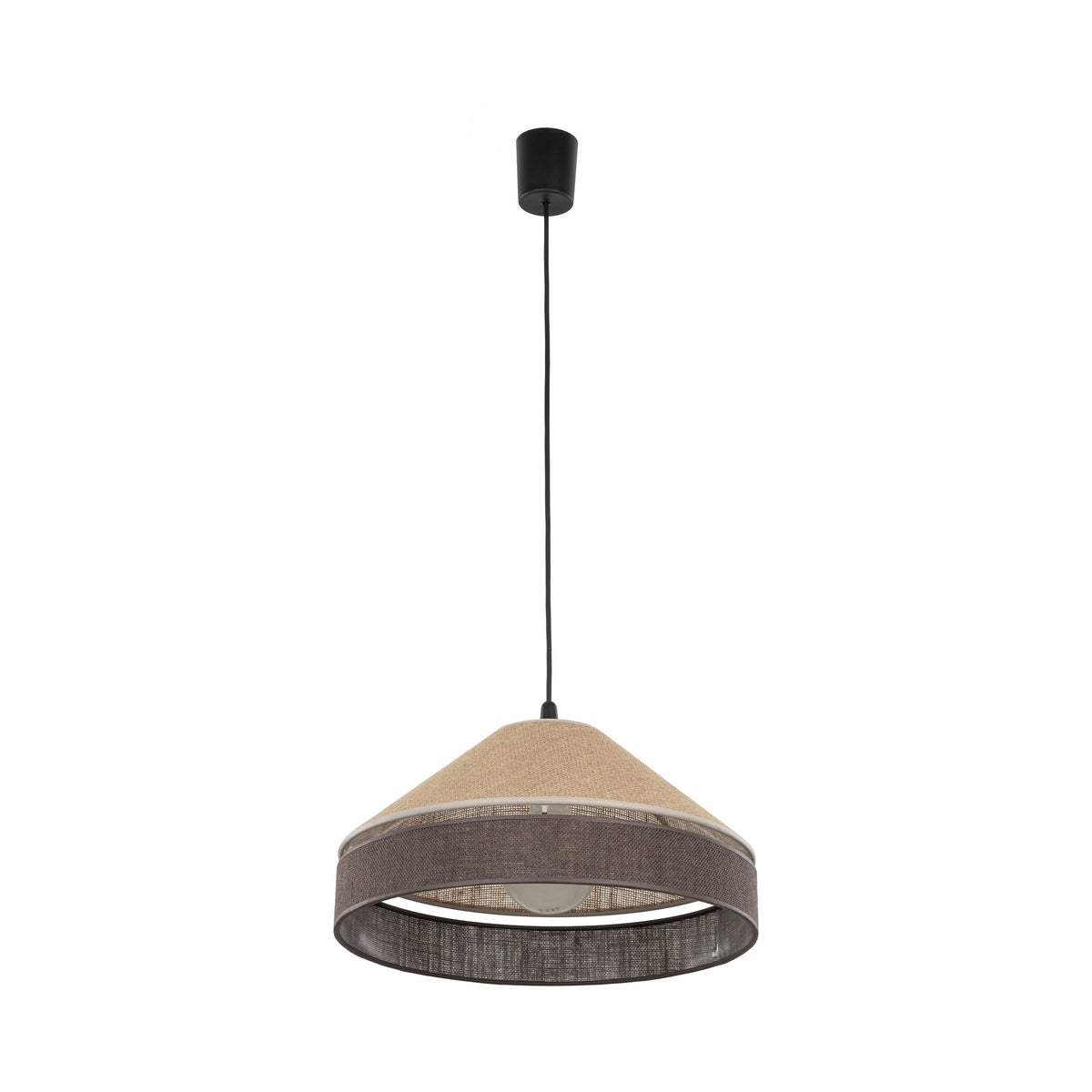Pendul TK Lighting Eliss, negru, iută, 10874