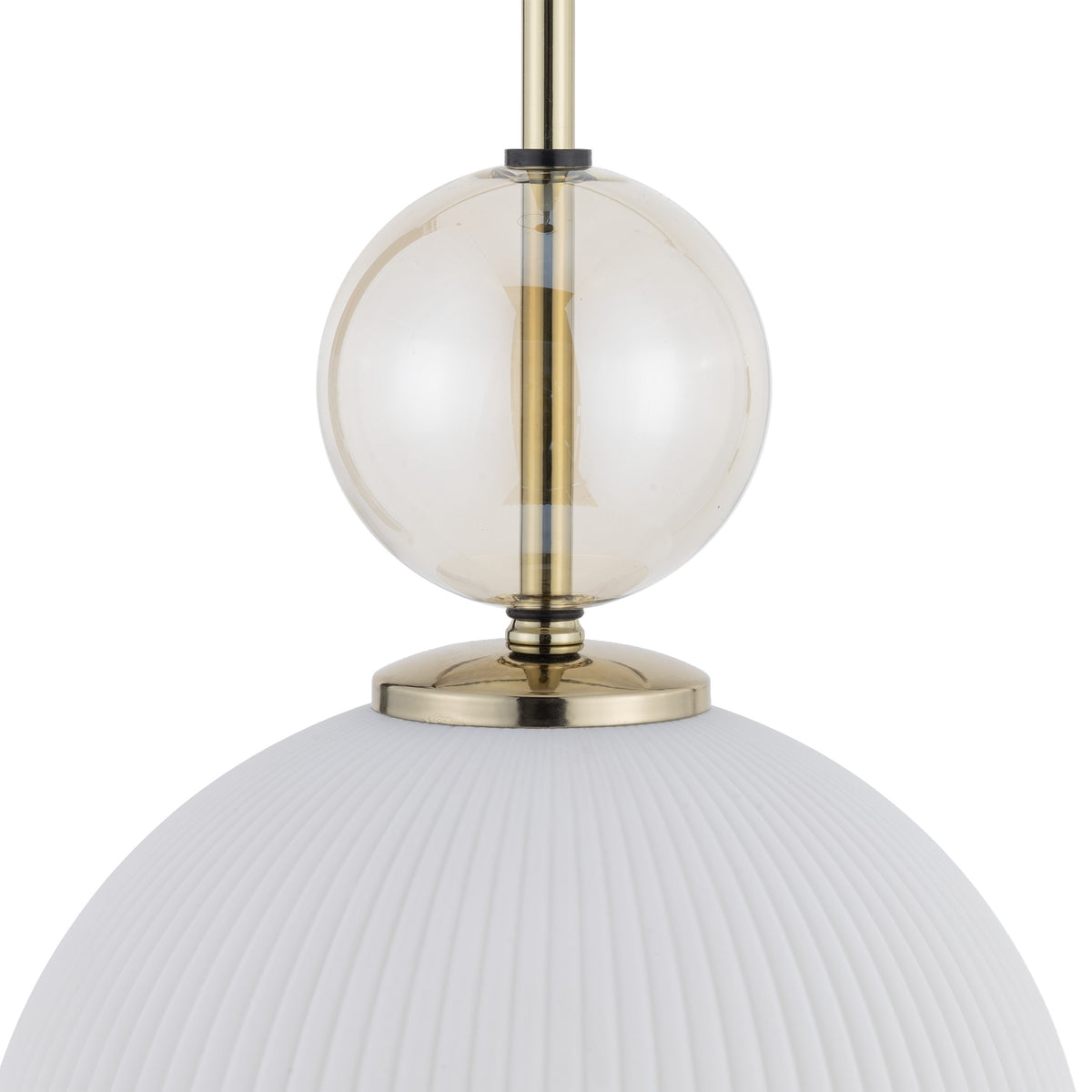 Pendul TK Lighting Sophia Big, coniac, alb, 10931