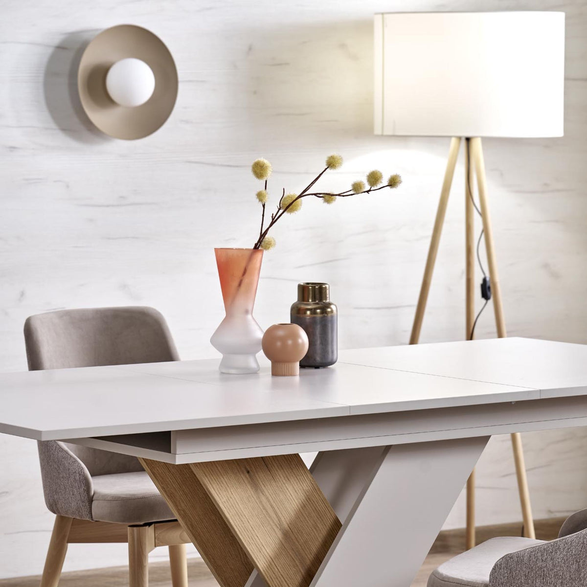 Aplică TK Lighting Slate Glass, nisip, 10936