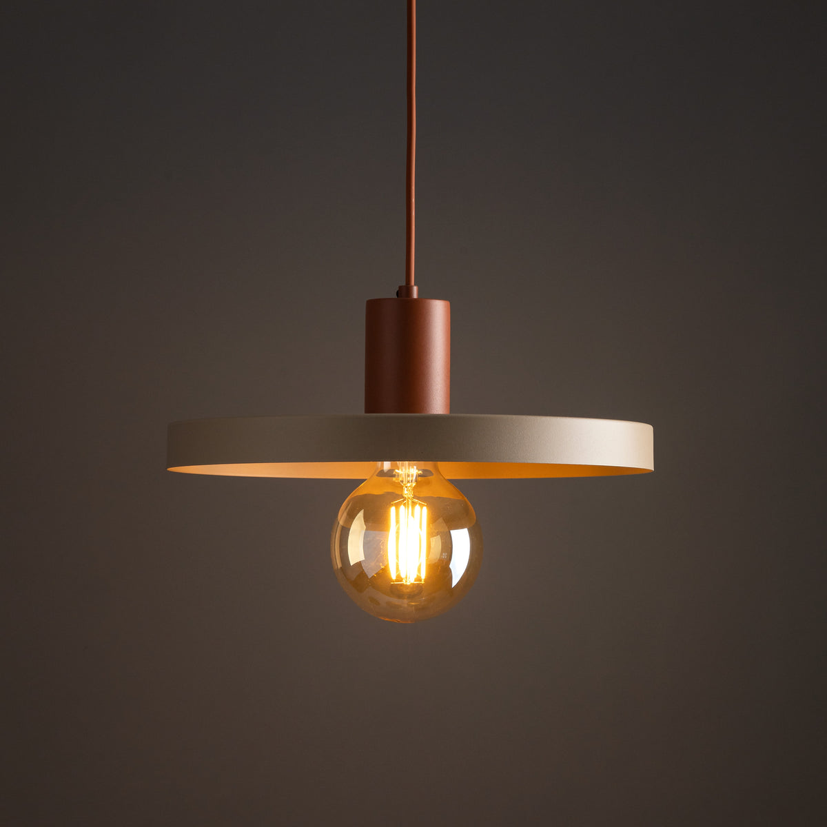 Pendul TK Lighting Sila 300, cărămiziu, nisip, 10954