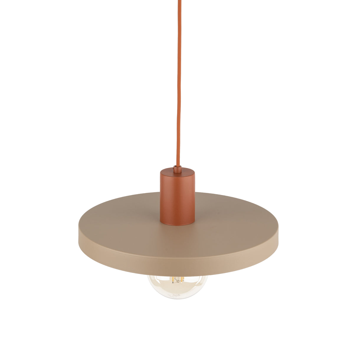 Pendul TK Lighting Sila 300, cărămiziu, nisip, 10954
