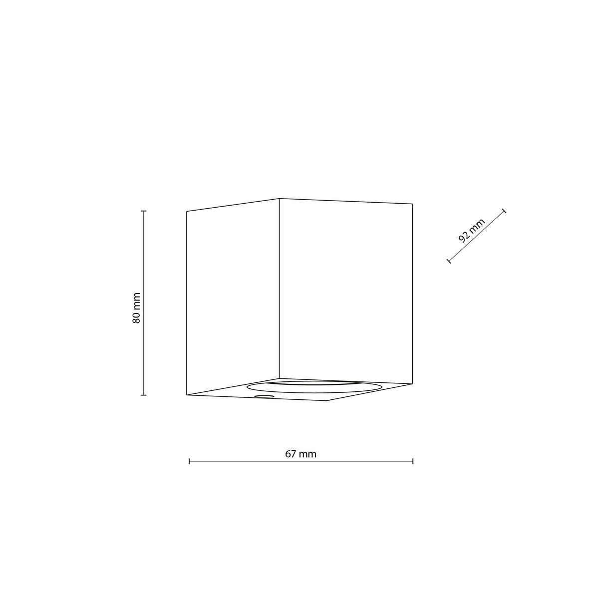 Aplică de exterior TK Lighting Axis, gri, 10969