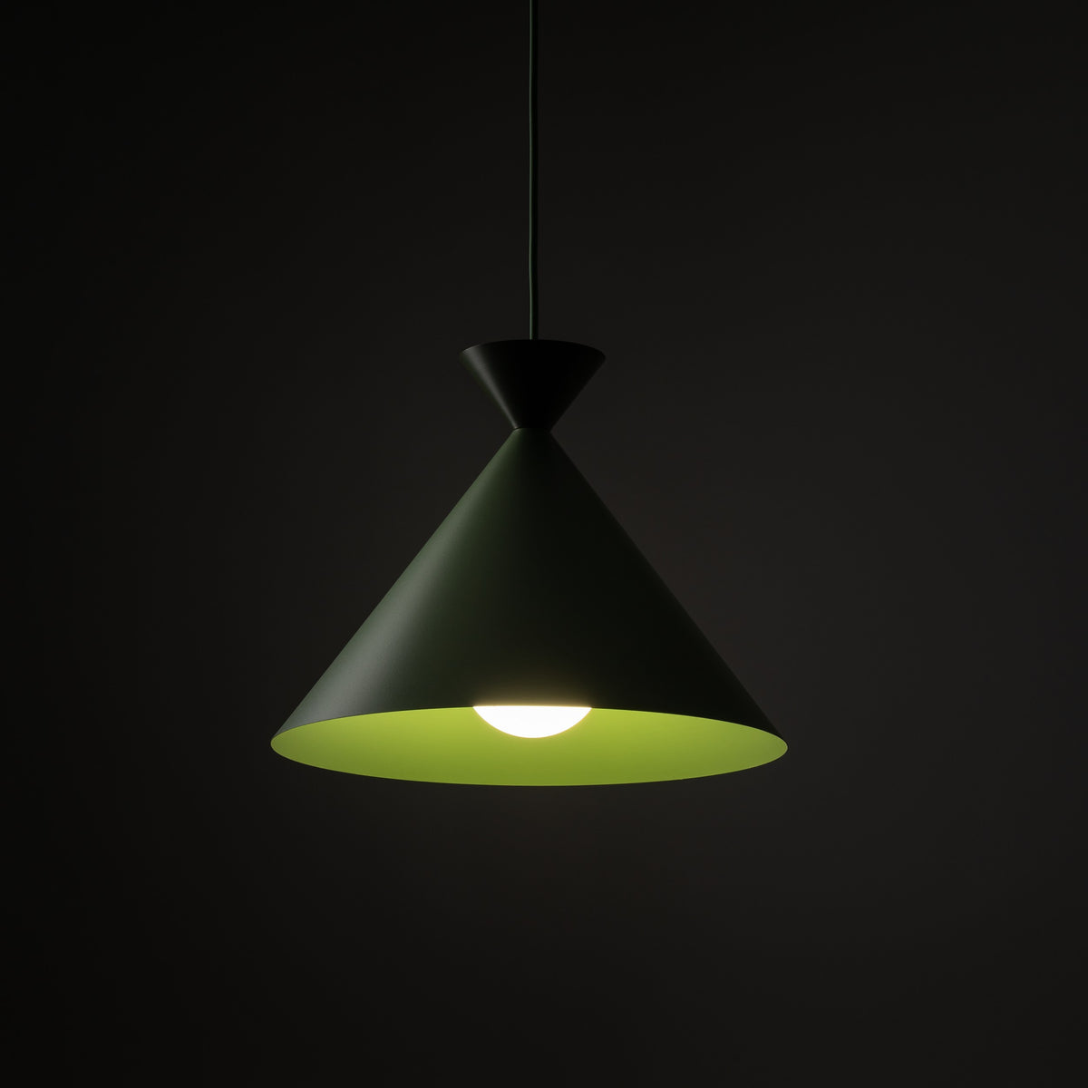 Pendul TK Lighting Matteo Peapod L, verde, 11004