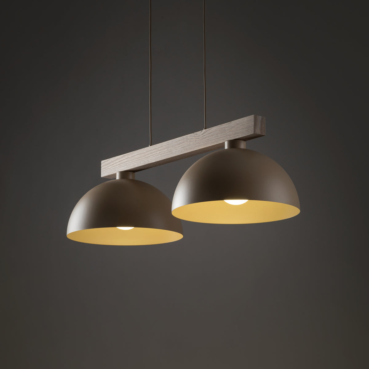 Lustră TK Lighting Oslo, nisip, 2 x E27, 11011