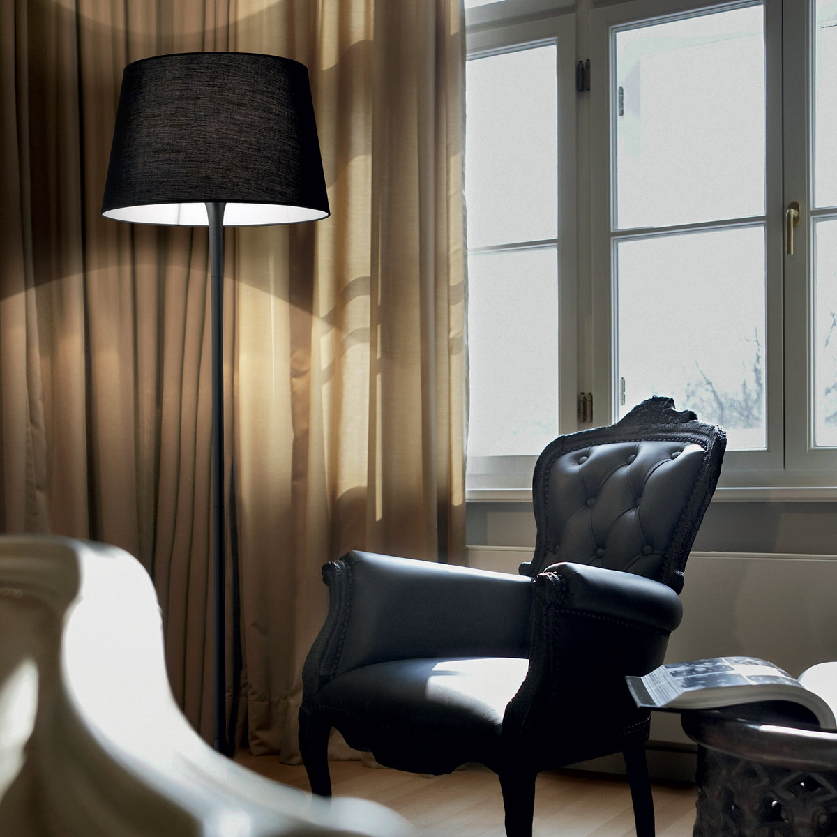 Lampadar Ideal Lux London PT1, negru, 110240