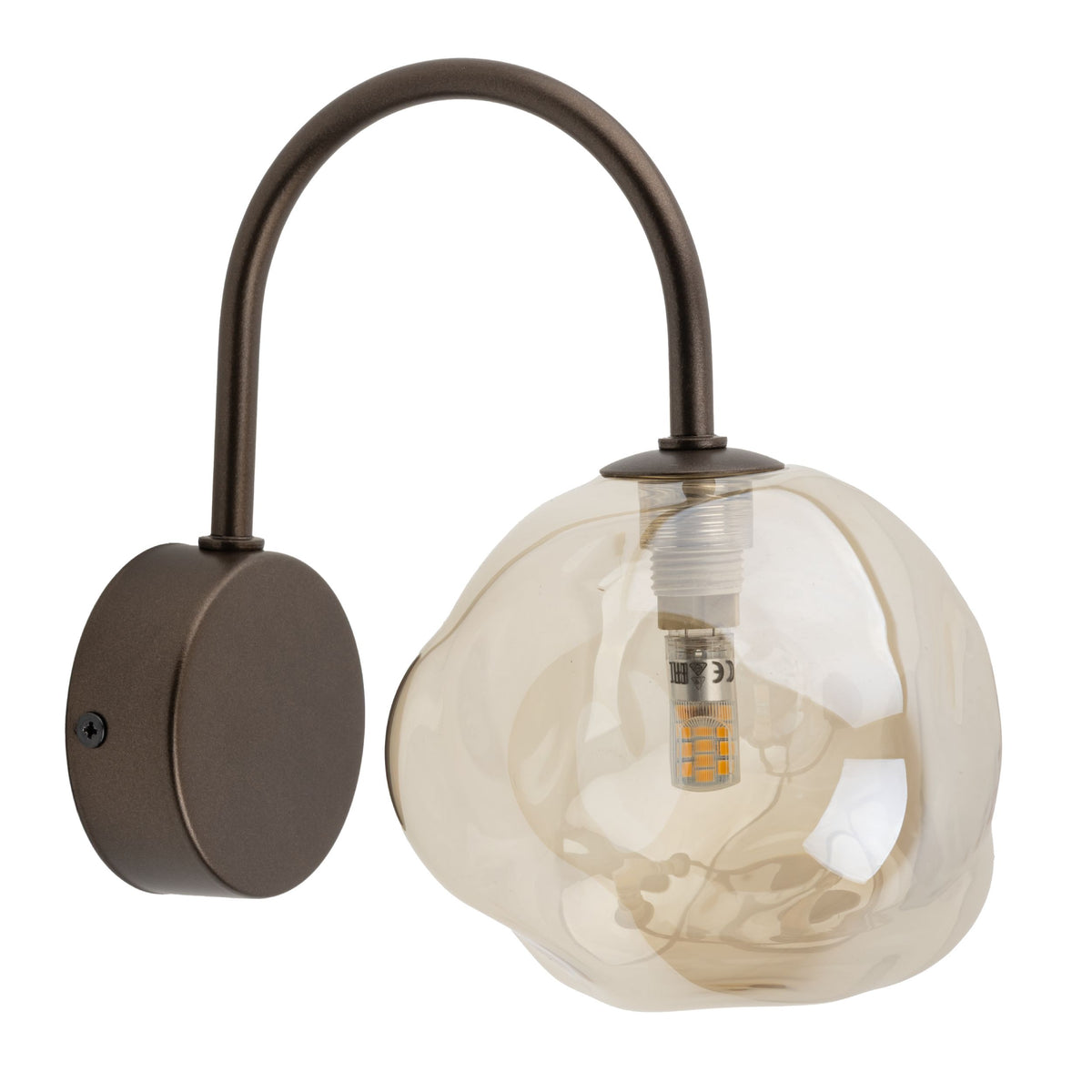 Aplică TK Lighting Lava, maro, 11024