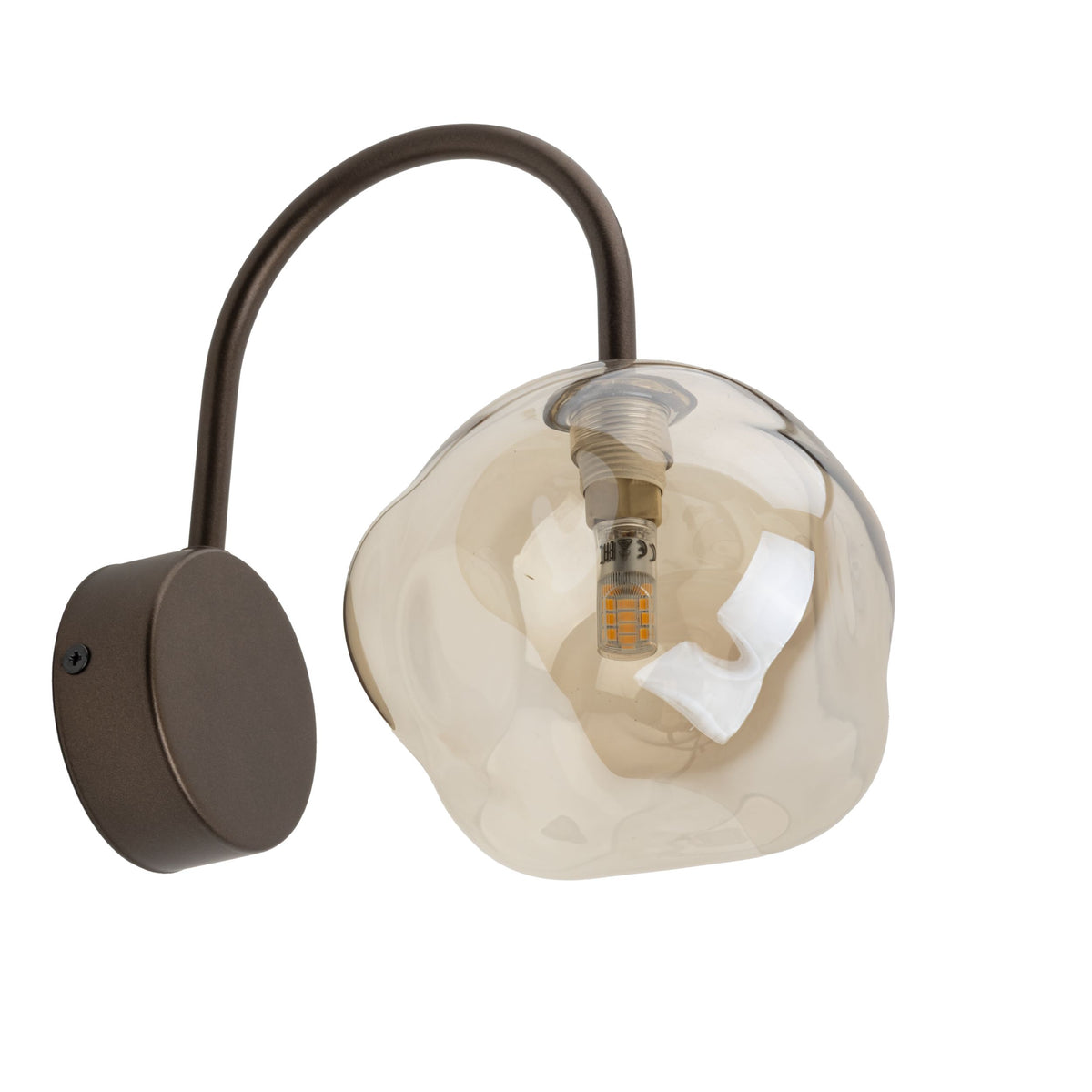 Aplică TK Lighting Lava, maro, 11024