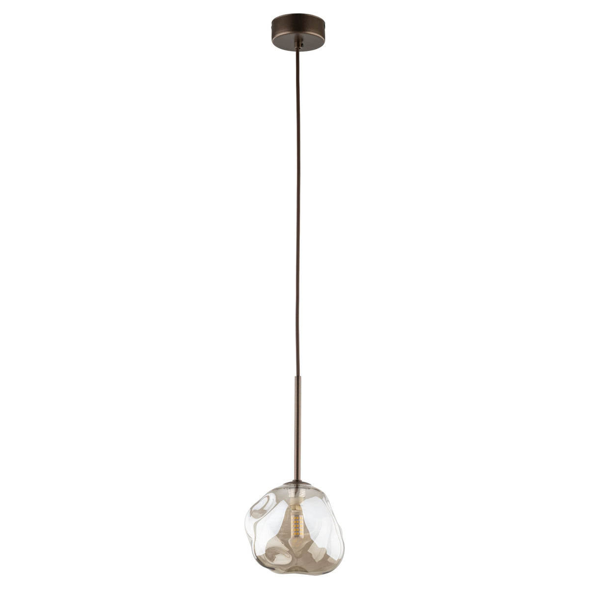 Pendul TK Lighting Lava, maro, 11025