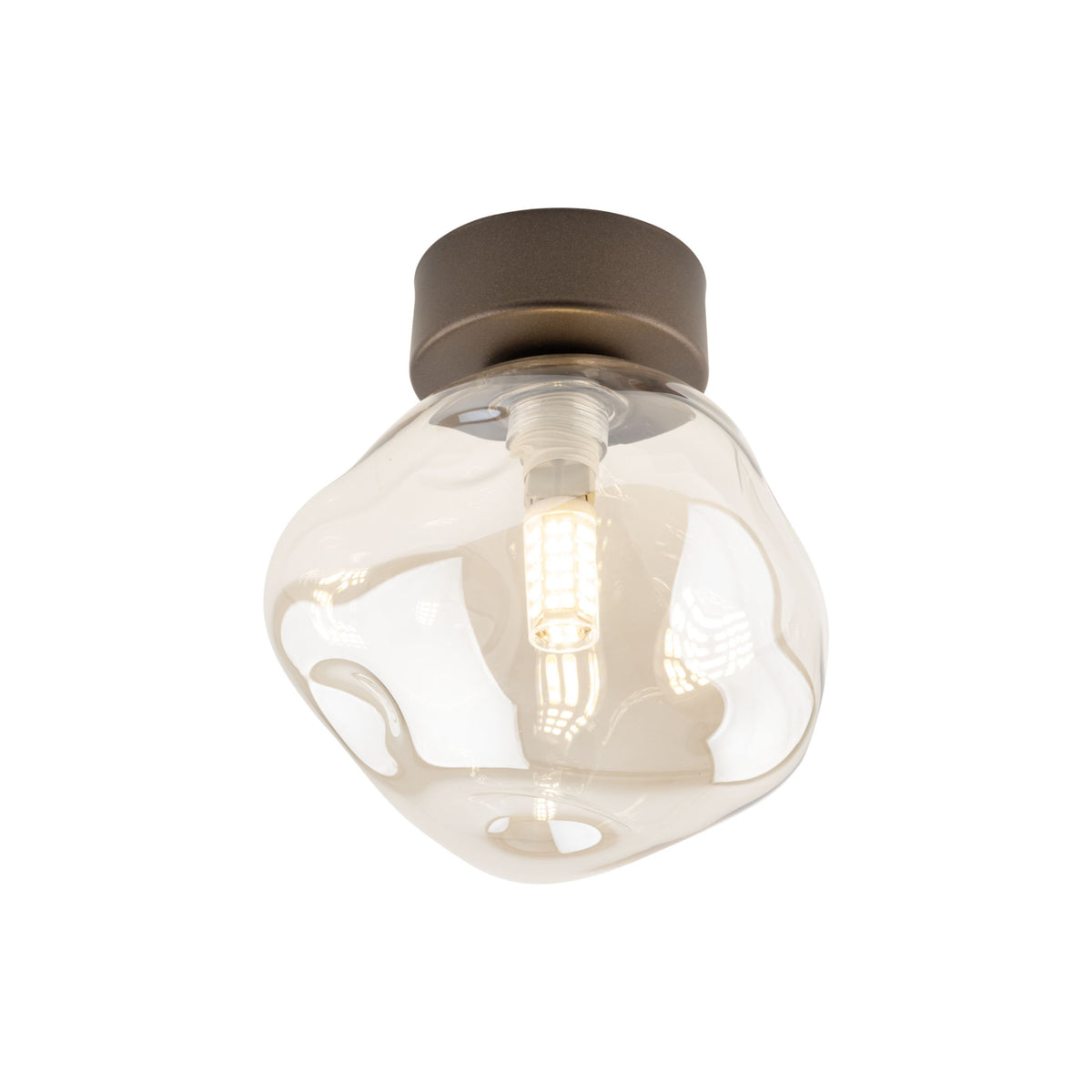 Aplică TK Lighting Lava, maro, 11034