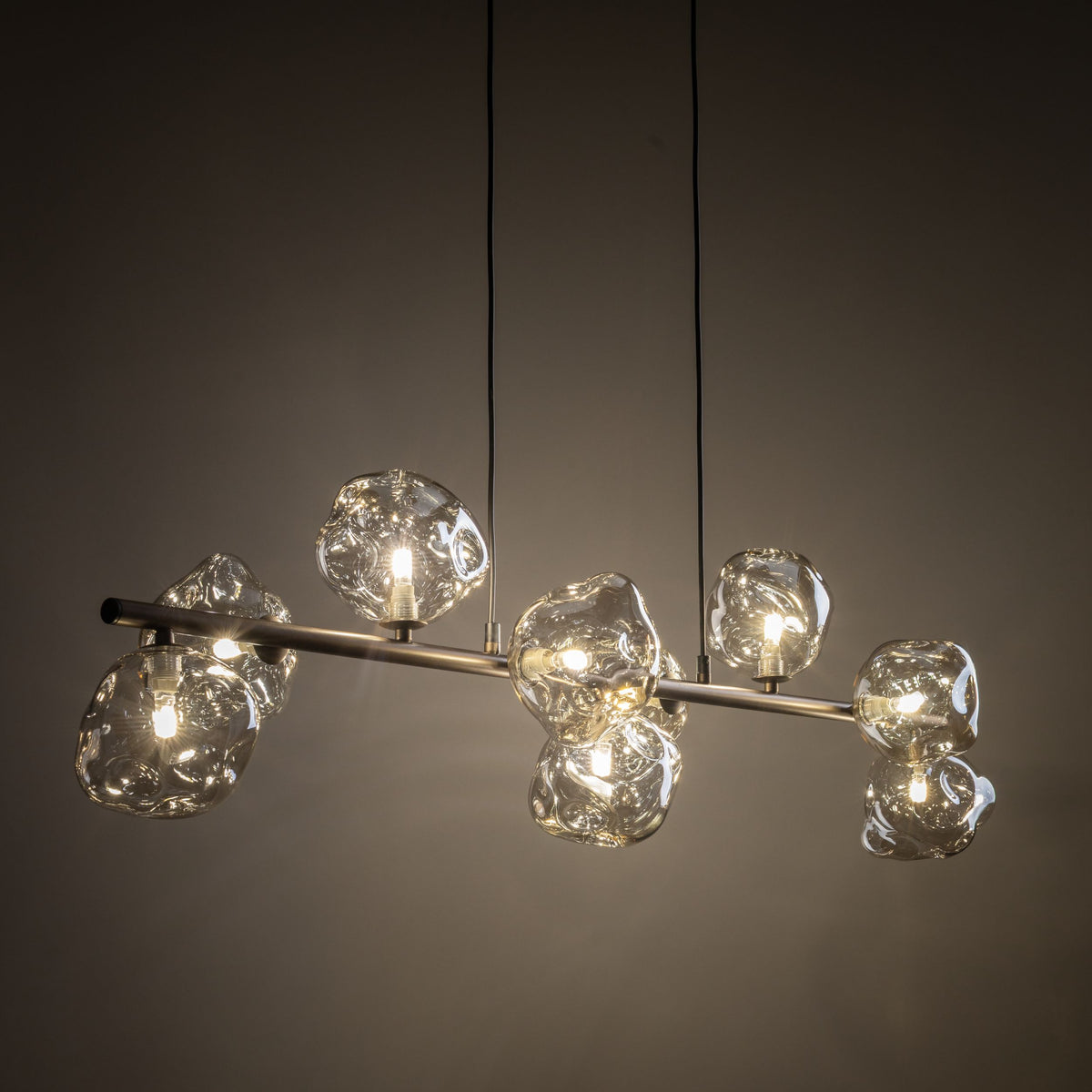 Lustră TK Lighting Lava, maro, 9 x G9, 11037