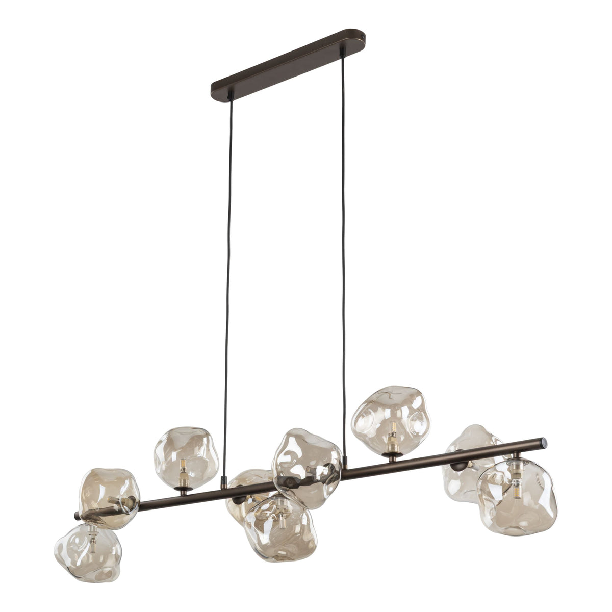 Lustră TK Lighting Lava, maro, 9 x G9, 11037