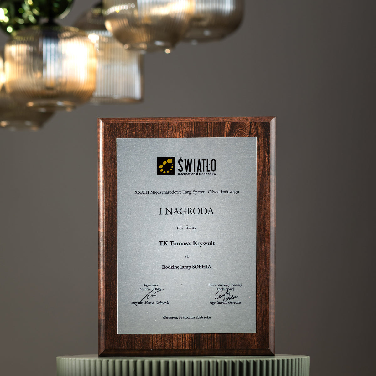 Lustră TK Lighting Sophia, coniac, 6 x E14, 11044