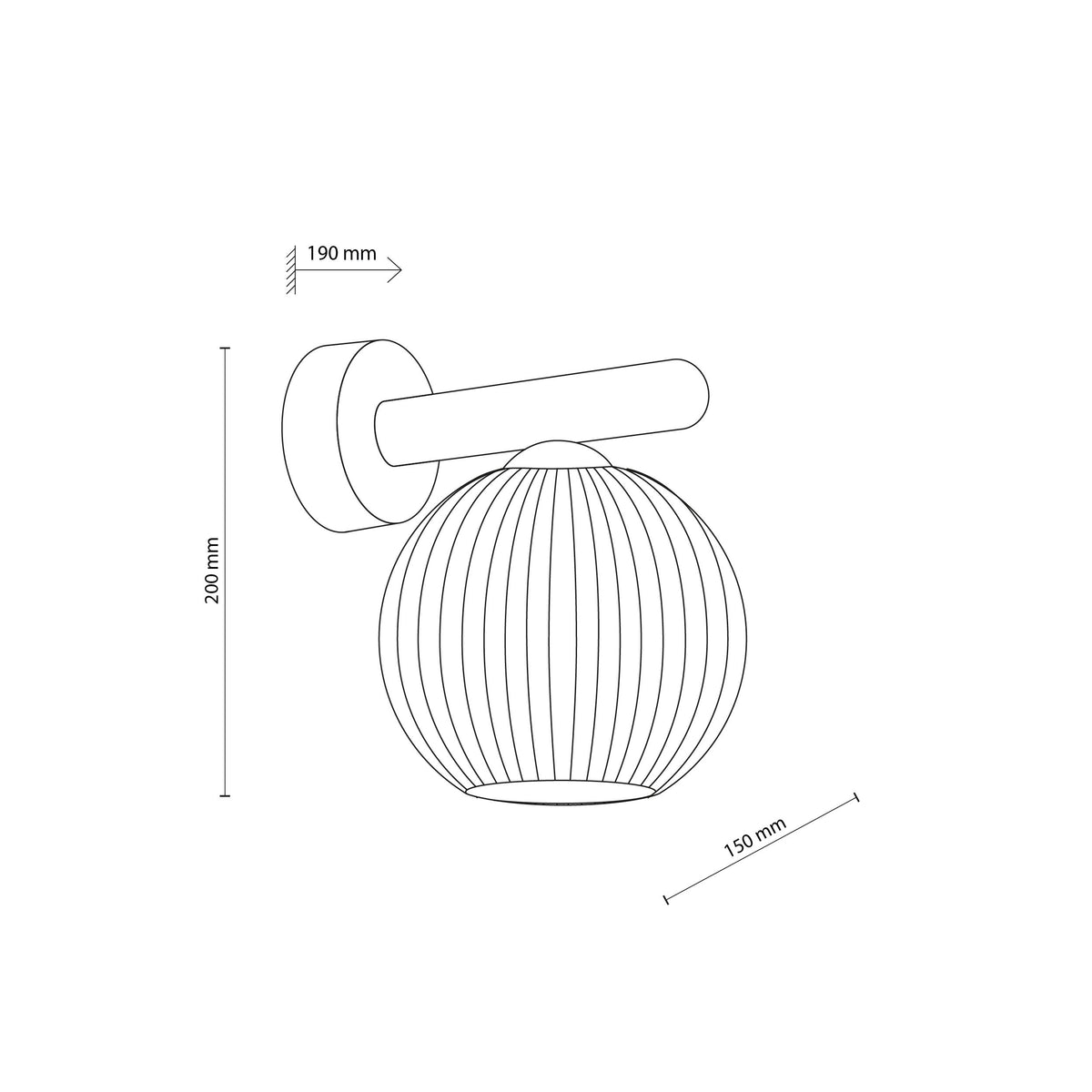 Aplică TK Lighting Virlo, alb, 11077