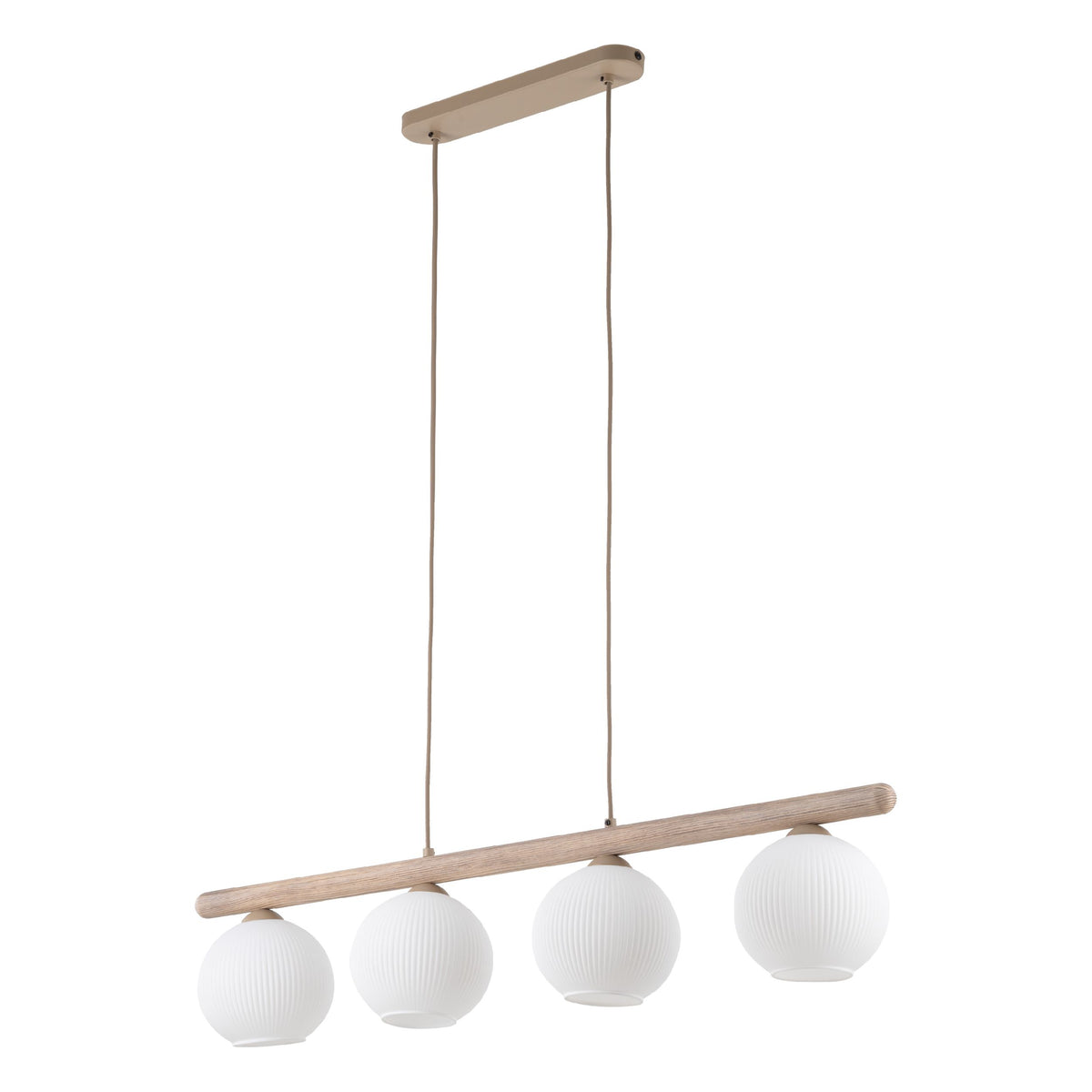 Lustră TK Lighting Virlo, alb, 4 x E14, 11080