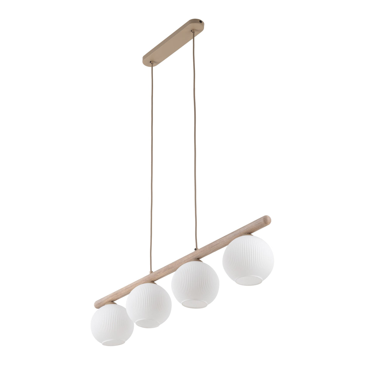 Lustră TK Lighting Virlo, alb, 4 x E14, 11080