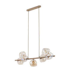Lustră TK Lighting Lava, nisip, 7 x G9, 11109