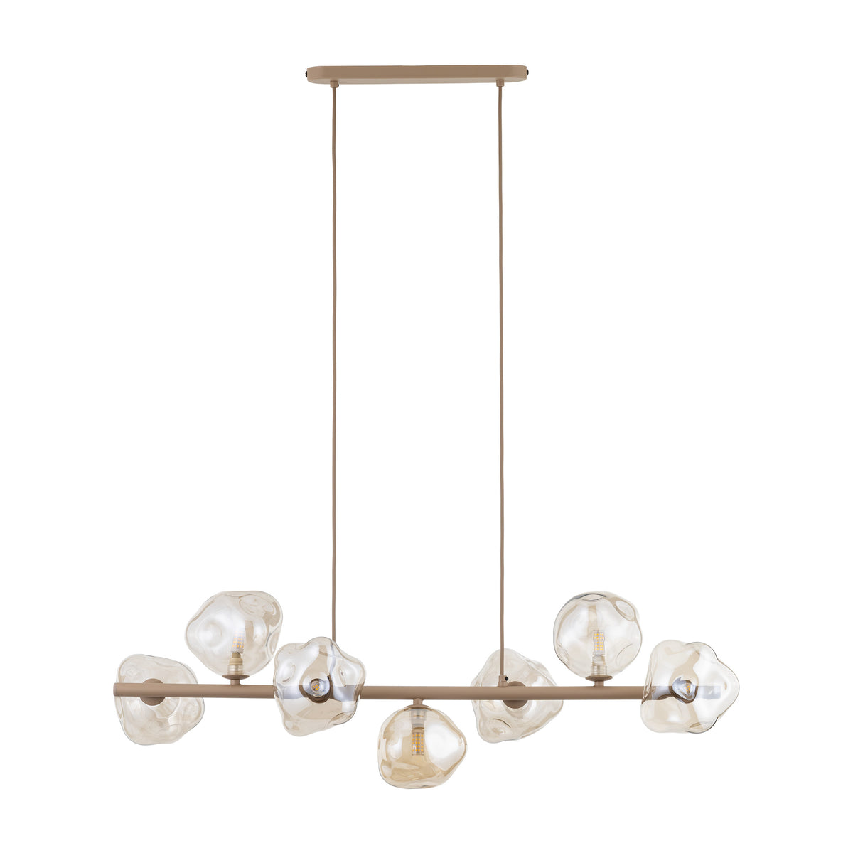 Lustră TK Lighting Lava, nisip, 7 x G9, 11109
