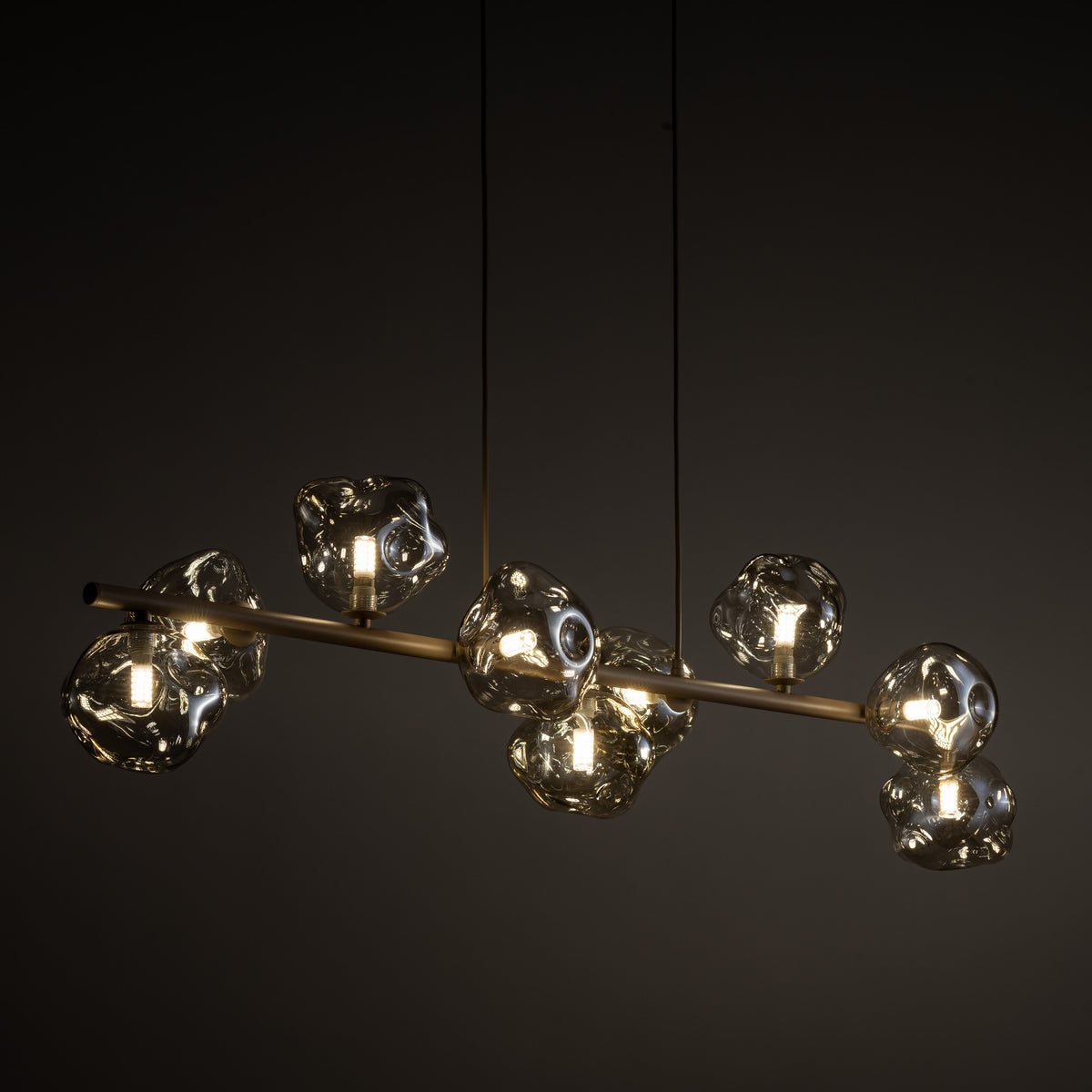 Lustră TK Lighting Lava, nisip, 9 x G9, 11110