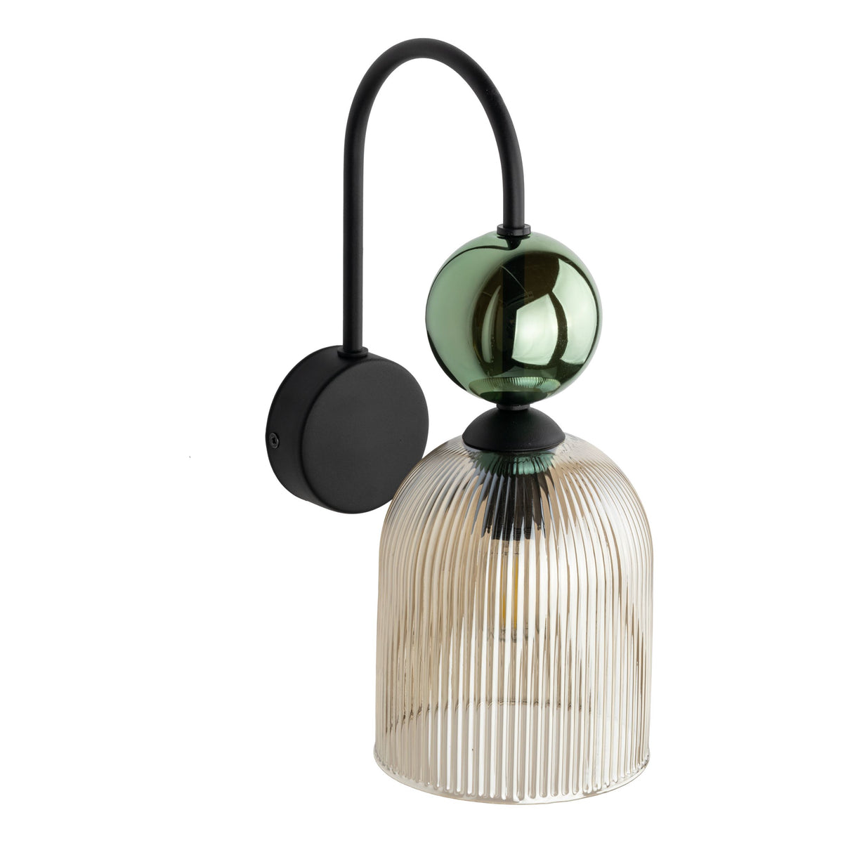 Aplică TK Lighting Sophia, verde, coniac, 11143