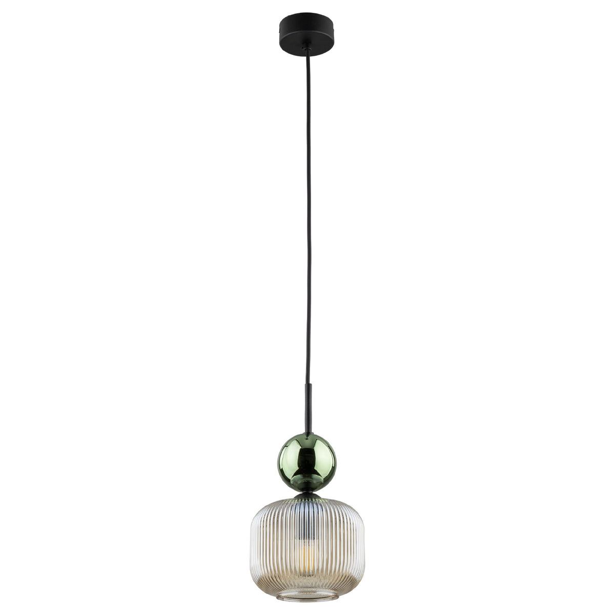 Pendul TK Lighting Sophia, verde, coniac, 11144