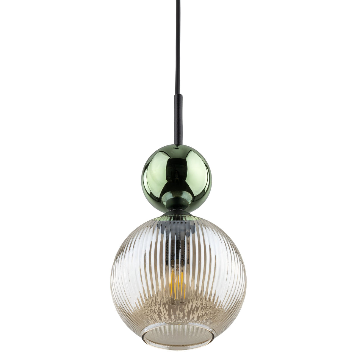 Pendul TK Lighting Sophia, verde, coniac, 11145