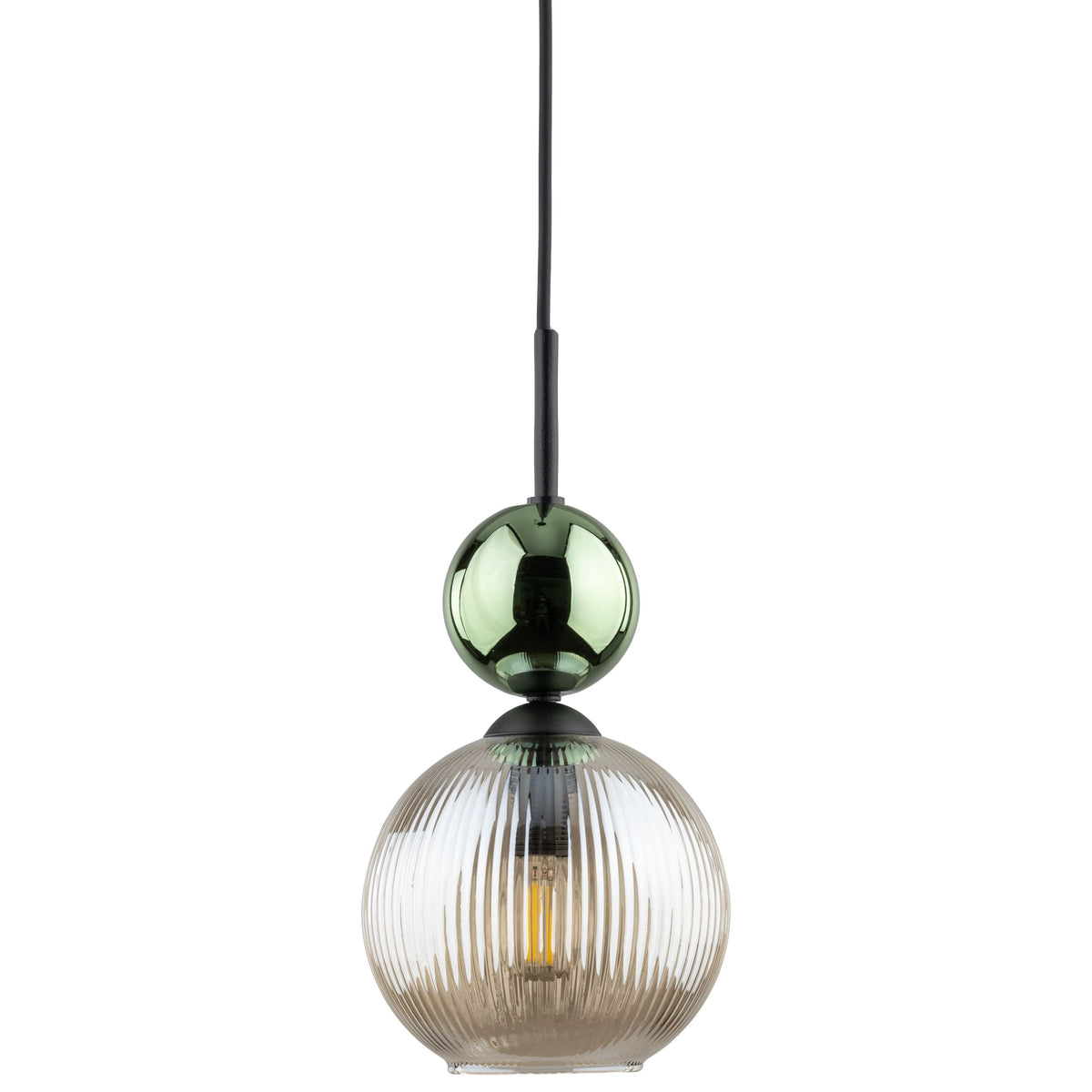 Pendul TK Lighting Sophia, verde, coniac, 11145