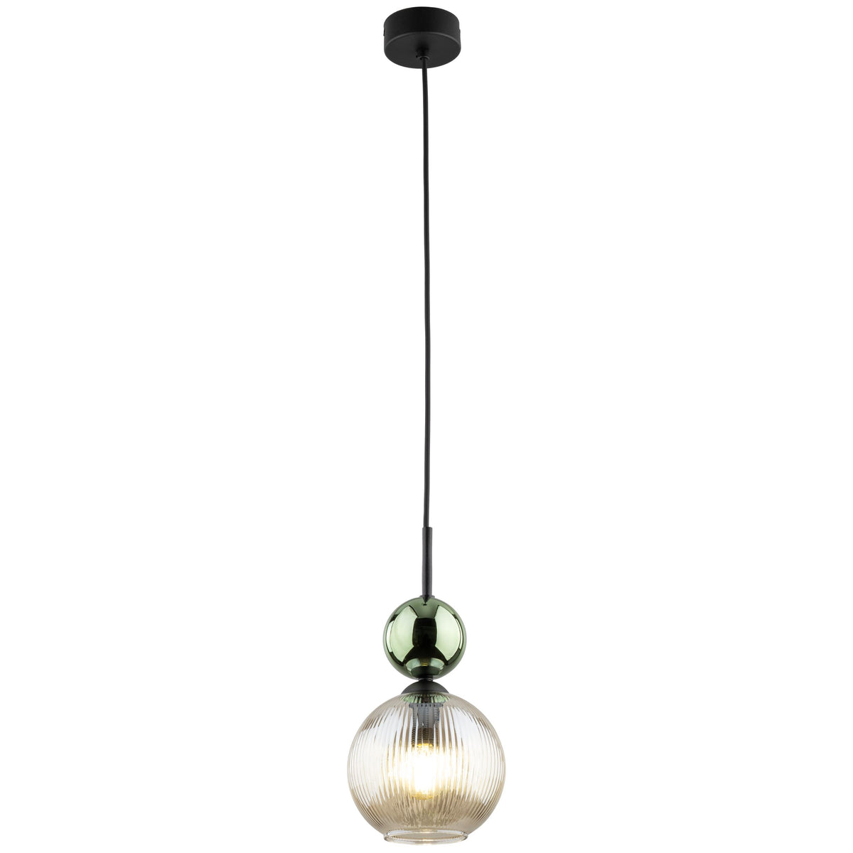 Pendul TK Lighting Sophia, verde, coniac, 11145