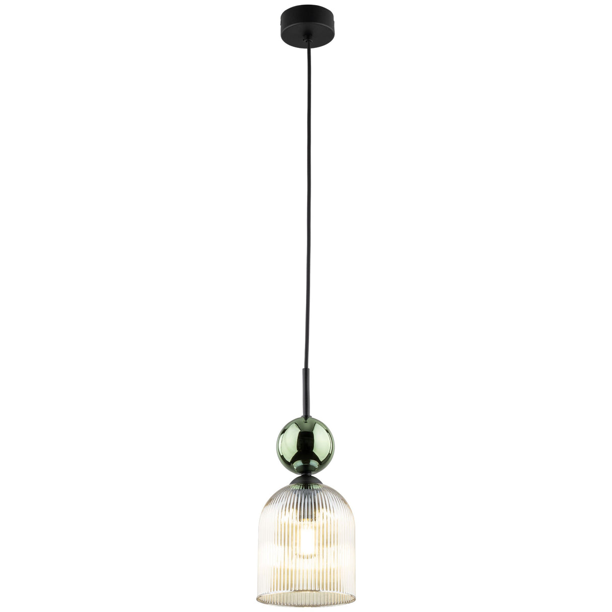 Pendul TK Lighting Sophia, verde, coniac, 11146
