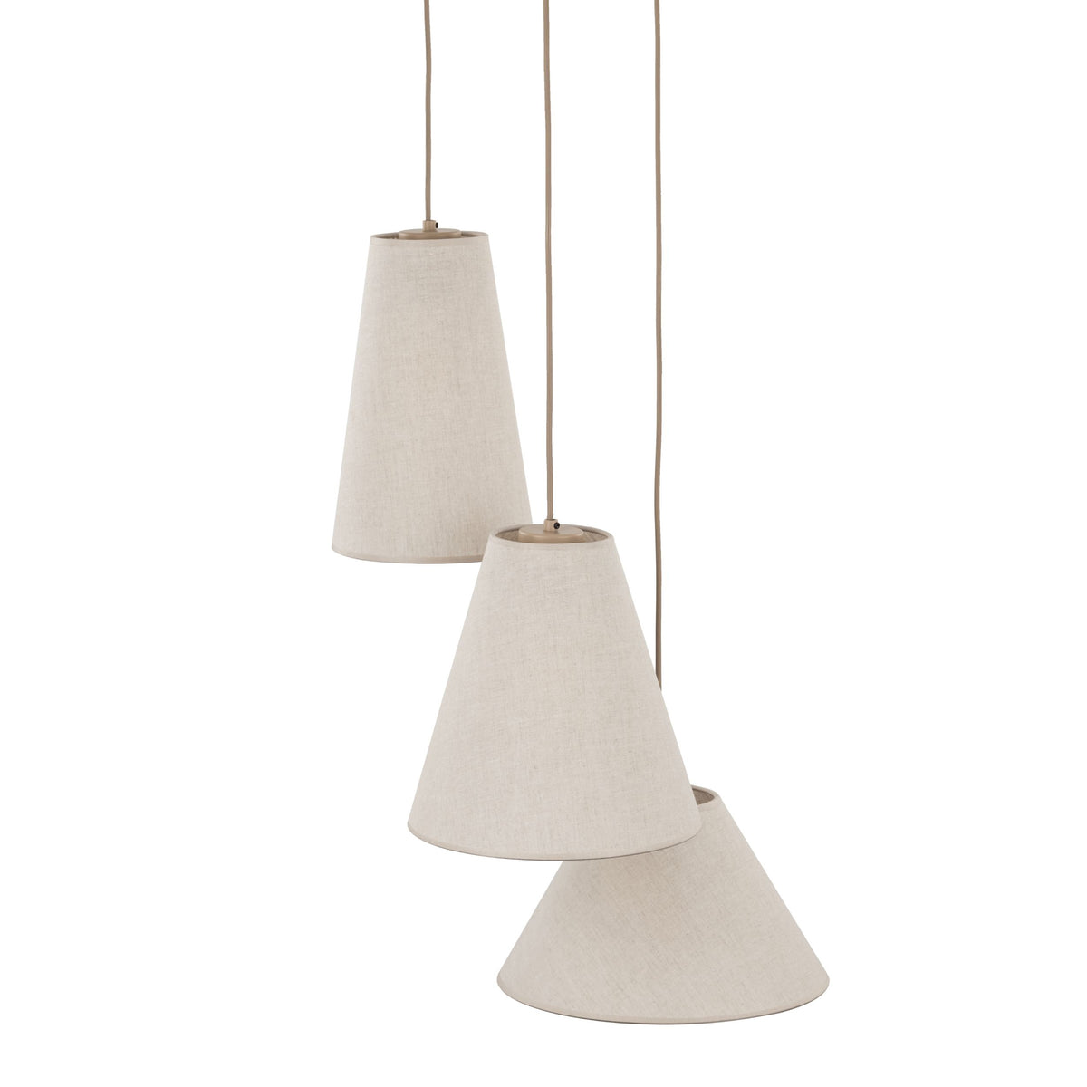 Lustră TK Lighting Conea, nisip, 3 x E27, 11203