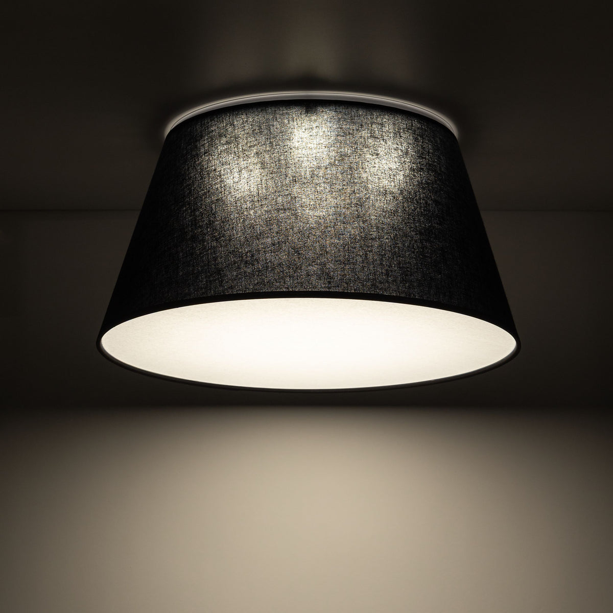 Plafonieră TK Lighting Formo 500, negru, 4 x E27, 11207