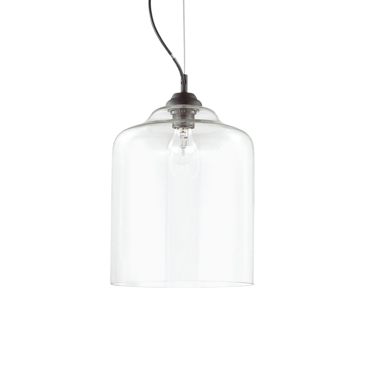 Pendul Ideal Lux Bistro' SP1 Square, transparent, 112305