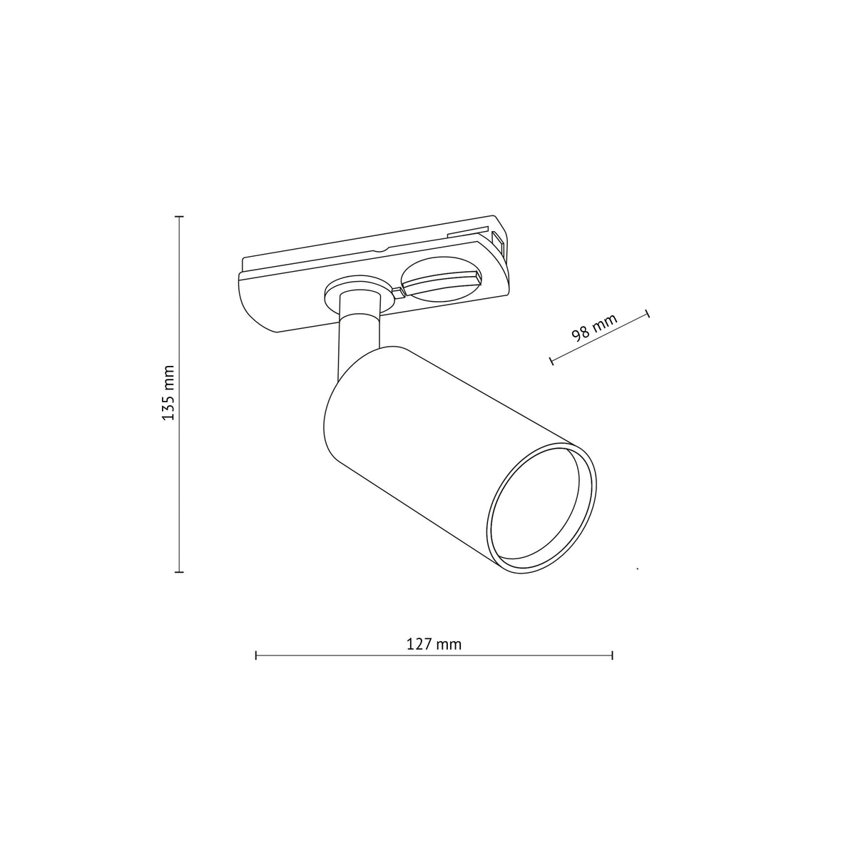 Spot pe șină TK Lighting Tracer MR11, alb, 11261