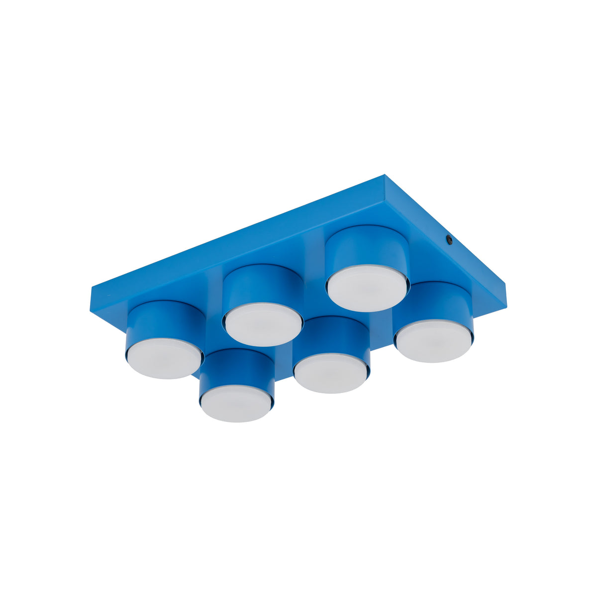 Plafonieră TK Lighting Brix, albastru, 6 x GX53, 11285