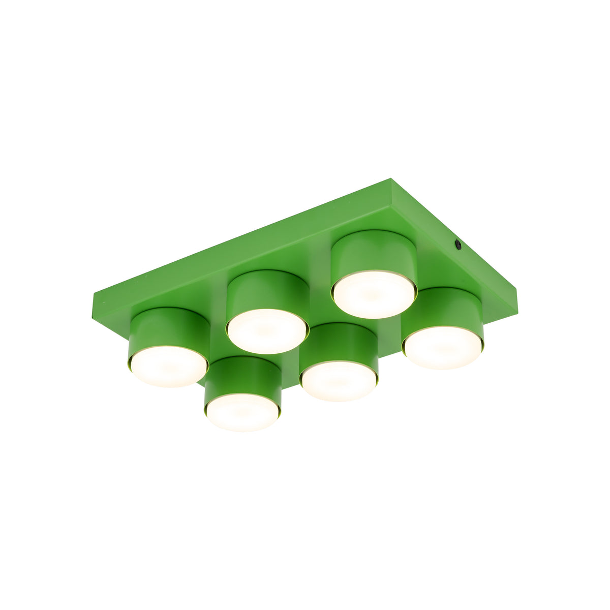 Plafonieră TK Lighting Brix, verde, 6 x GX53, 11288