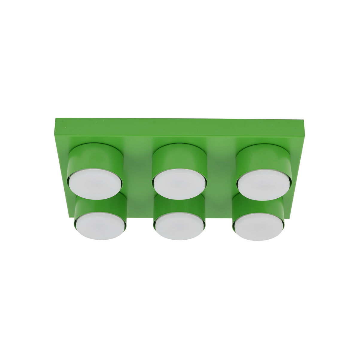 Plafonieră TK Lighting Brix, verde, 6 x GX53, 11288