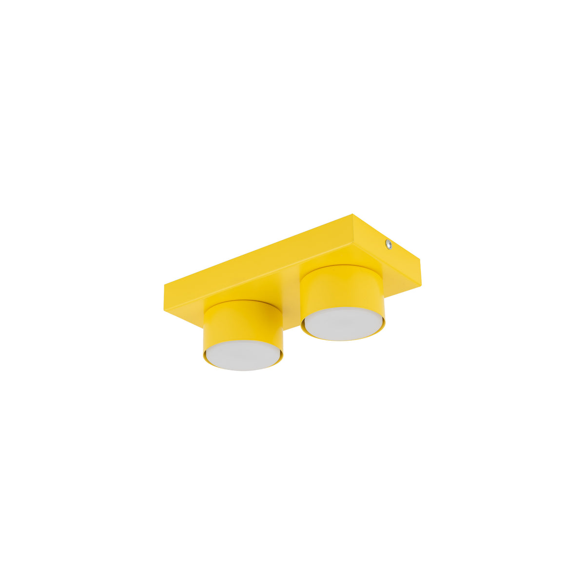 Plafonieră TK Lighting Brix, galben, 2 x GX53, 11289
