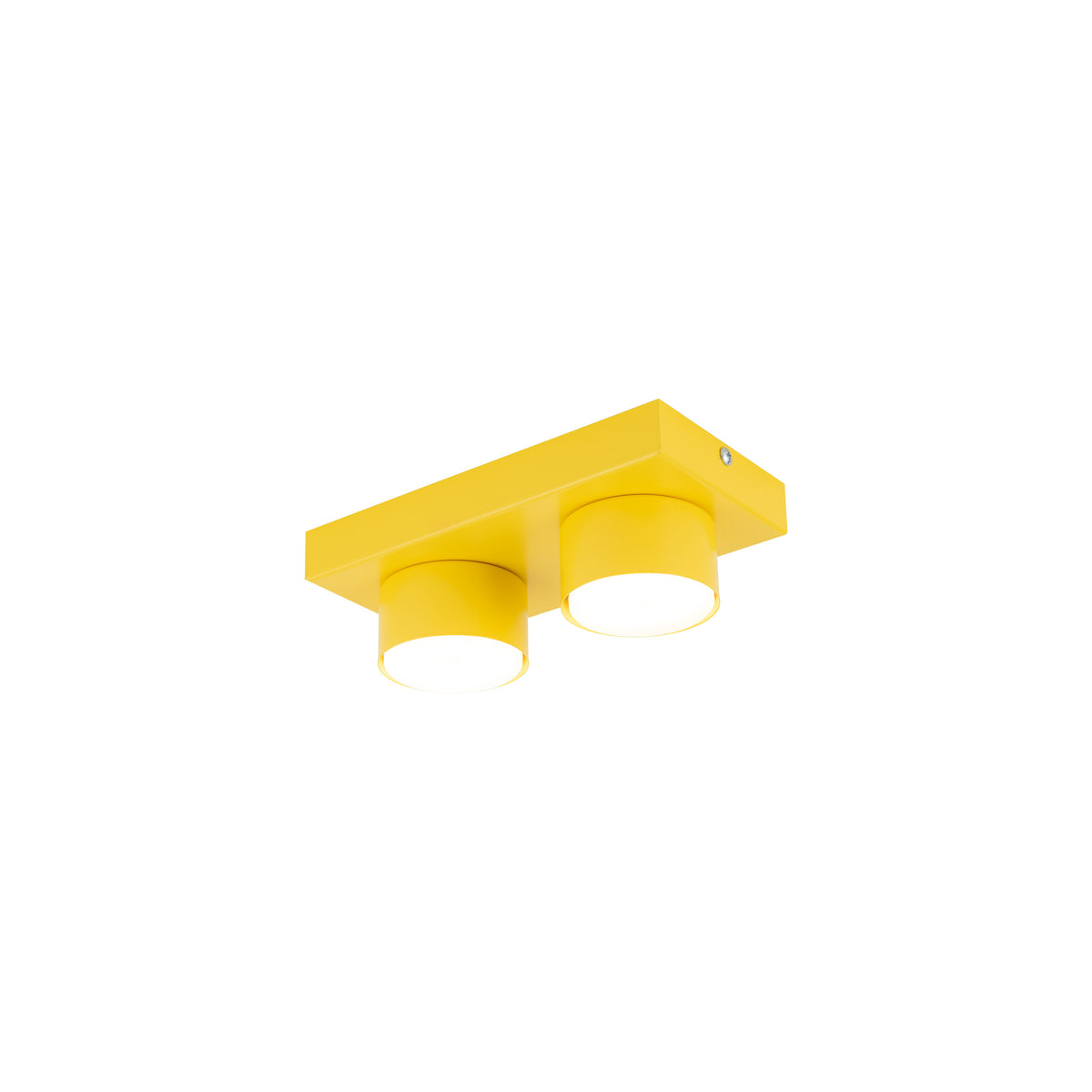 Plafonieră TK Lighting Brix, galben, 2 x GX53, 11289