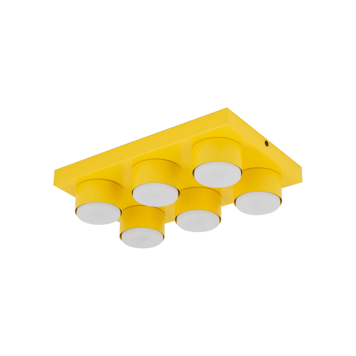 Plafonieră TK Lighting Brix, galben, 6 x GX53, 11291