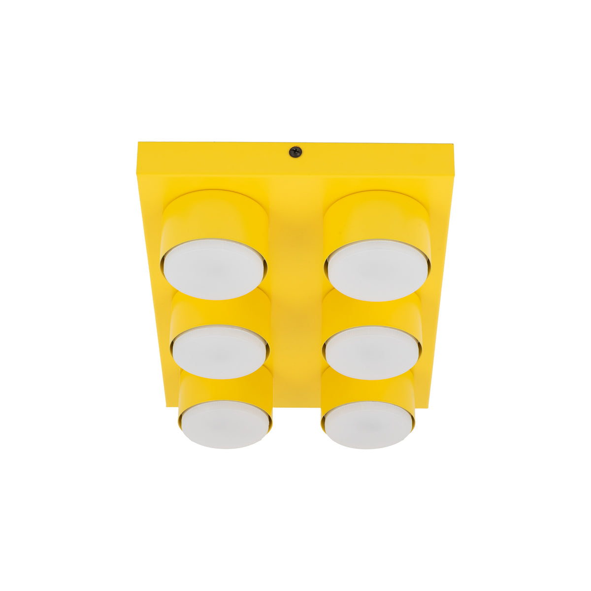 Plafonieră TK Lighting Brix, galben, 6 x GX53, 11291
