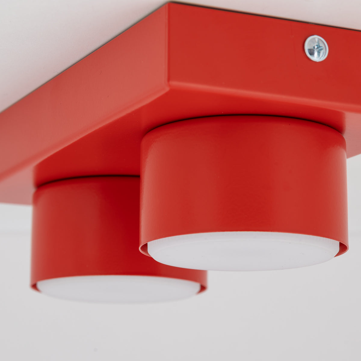 Plafonieră TK Lighting Brix, roșu, 2 x GX53, 11292