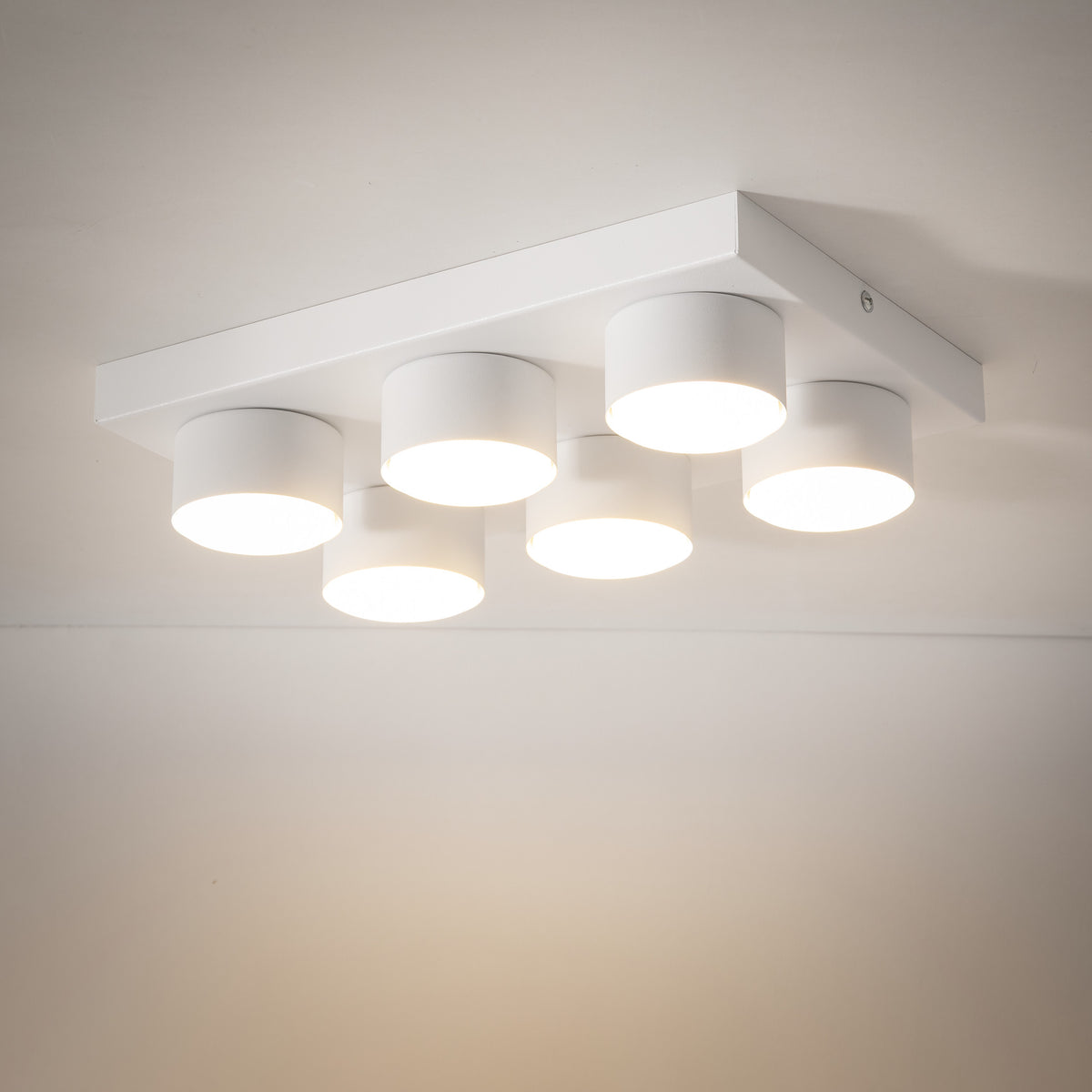 Plafonieră TK Lighting Brix, alb, 6 x GX53, 11297