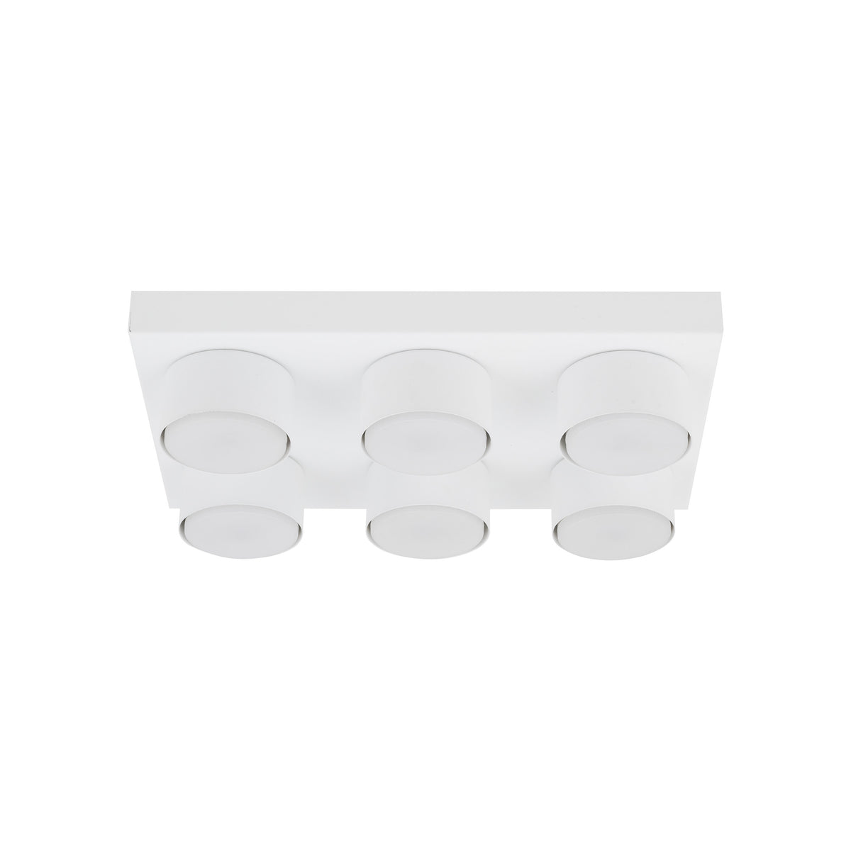 Plafonieră TK Lighting Brix, alb, 6 x GX53, 11297