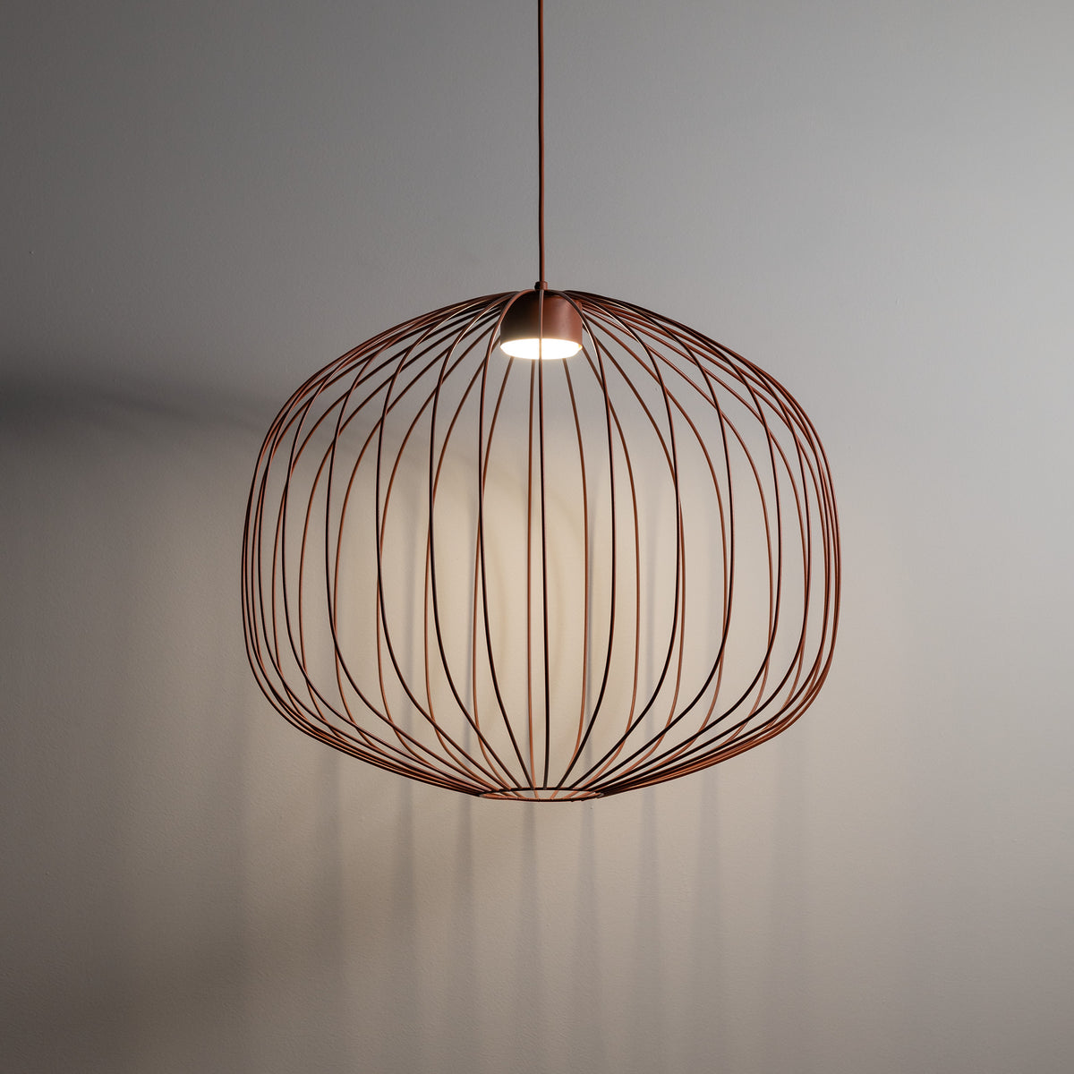 Pendul TK Lighting Sphera M, cărămiziu, 11305